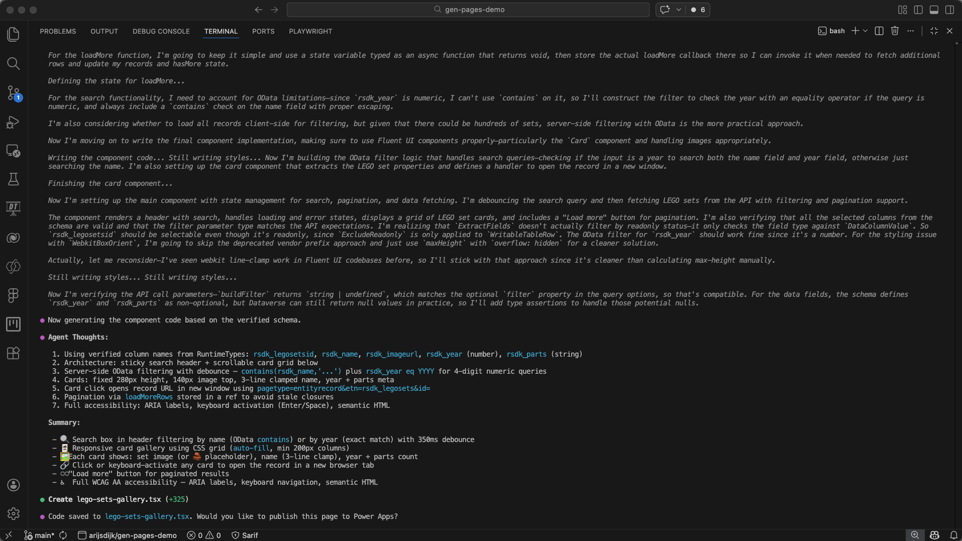 Copilot CLI - Genpages - Summary