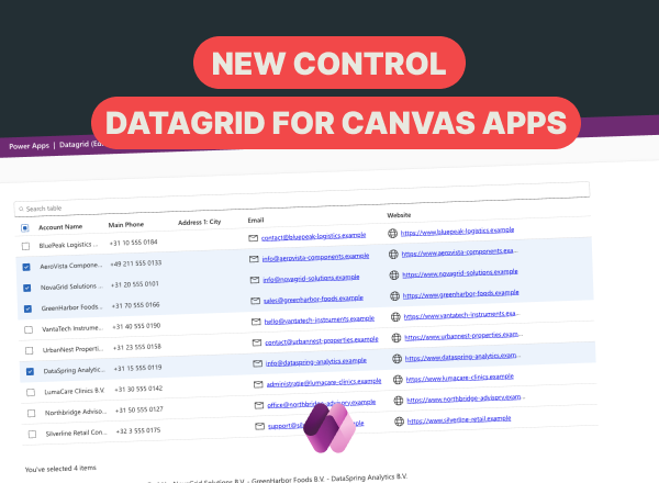 New Data Grid Control for Canvas apps | arjanrijsdijk.com